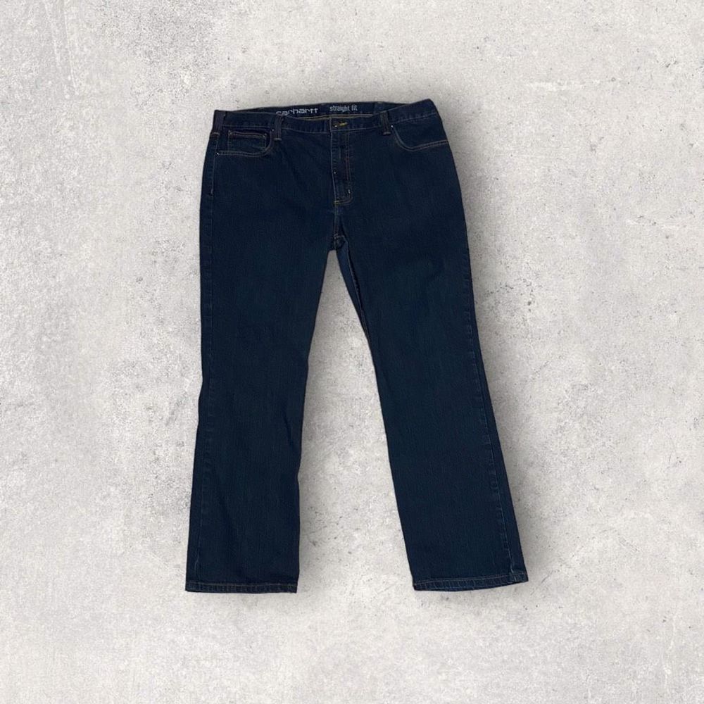 Carhartt Straight Fit Dark Blue Jeans Men’s Size 40x30
